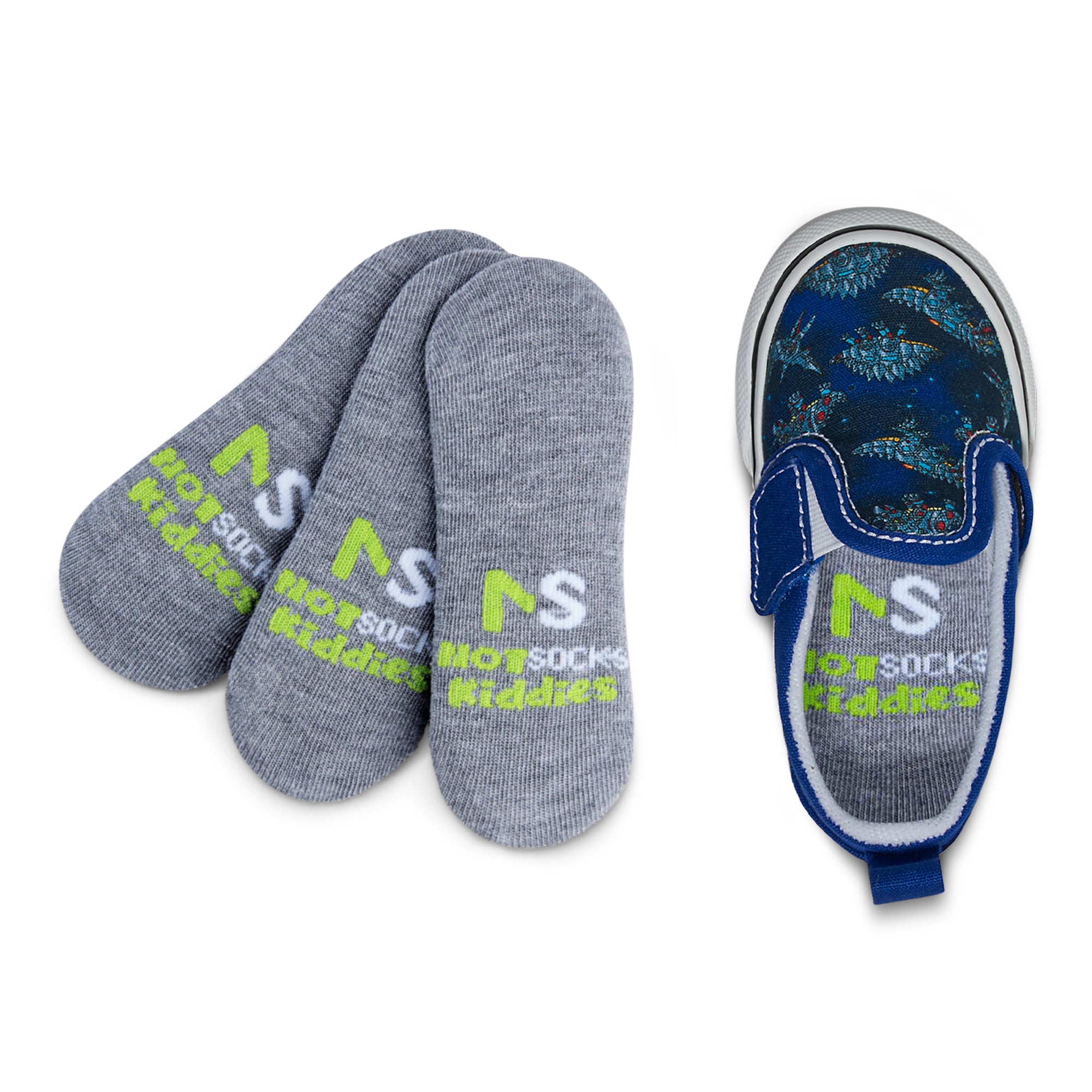 NotSocks Kids 3Pack Grey