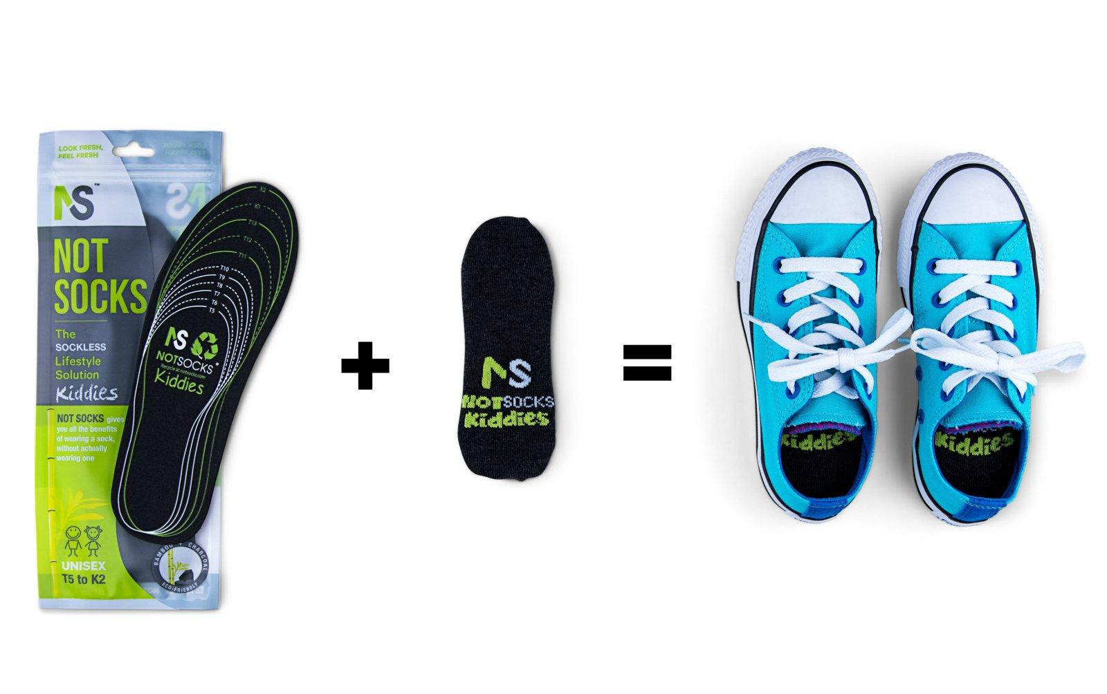 NotSocks™ Kiddies - Sockless Insole + Insole Cover Package